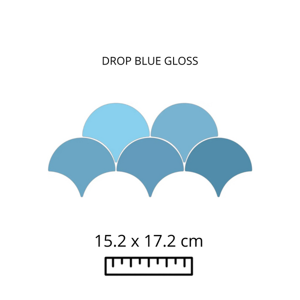 DROP BLUE 15.2x17.2