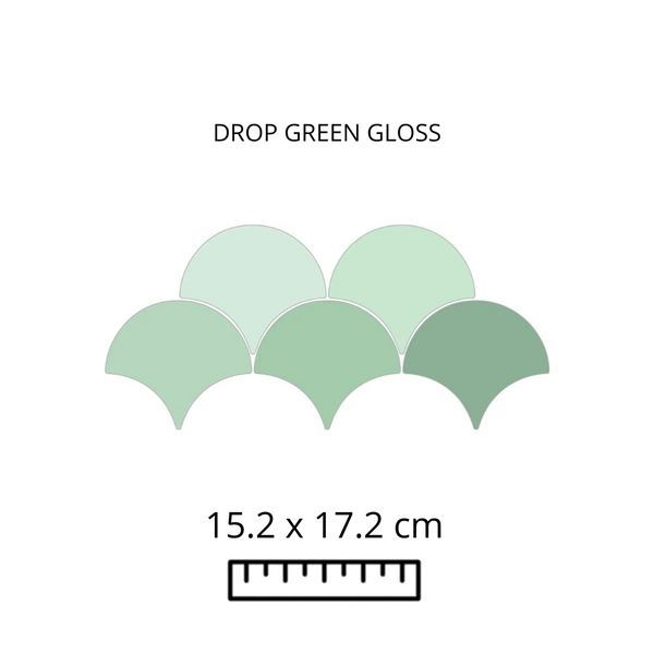 DROP GREEN 15.2x17.2