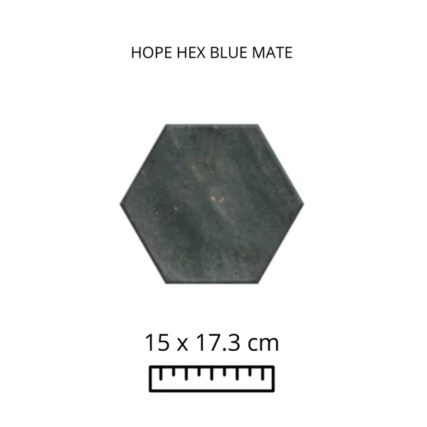 HOPE HEX BLUE 15X17.3