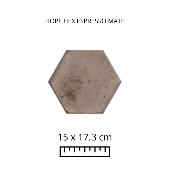 HOPE HEX ESPRESSO 15X17.3