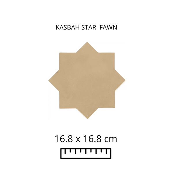 KASBAH STAR FAWN 16.8x16.8
