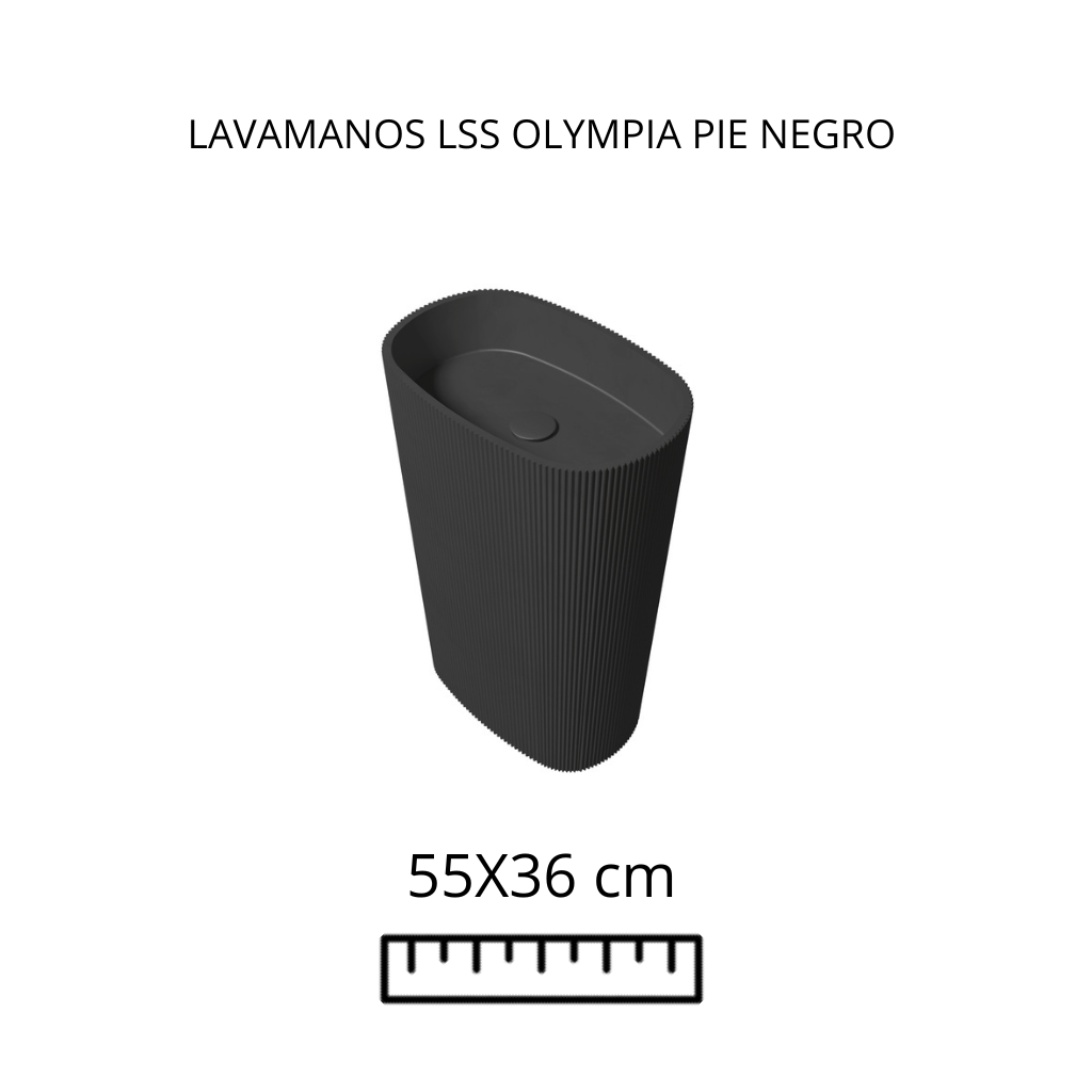 LAVAMANOS LSS OLYMPIA PIE NEGRO