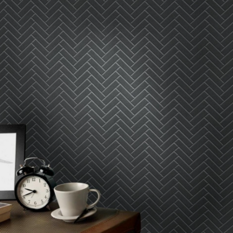RTPM-297 CHEVRON NEGRO MATT 31.6X27.7