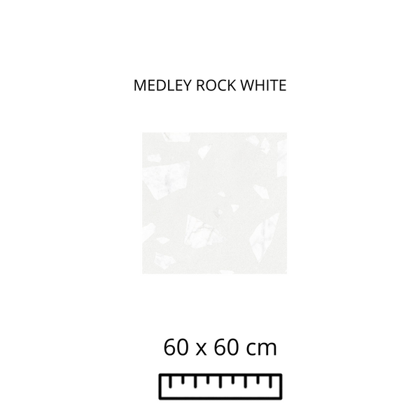 MEDLEY ROCK WHITE 60X60