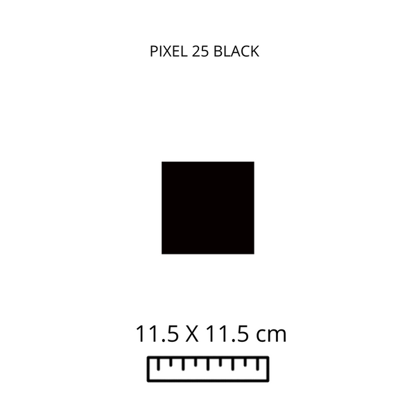 PIXEL 25 BLACK 11.55x11.55