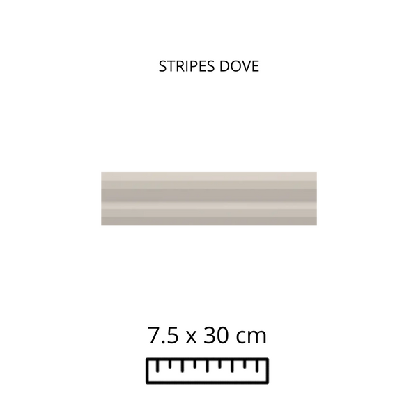Stripes Dove Matt 7.5X30
