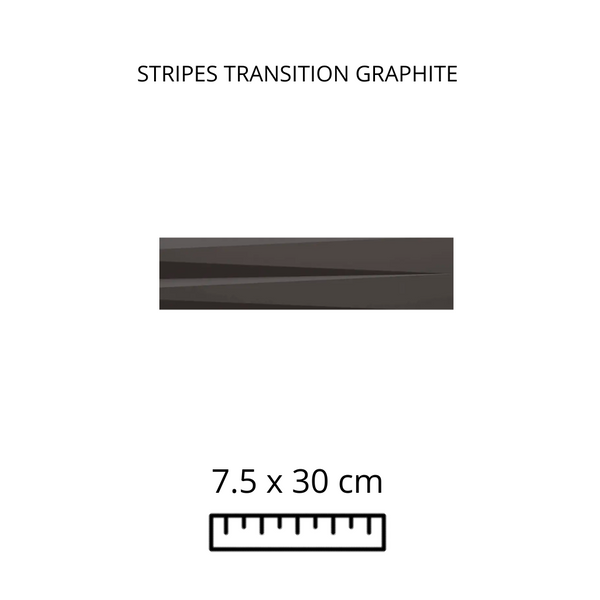 Stripes Transition Graphite 7.5X30