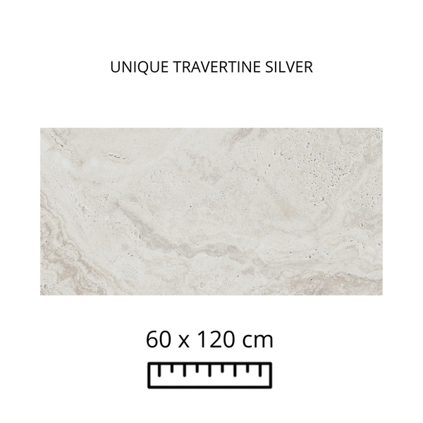 UNIQUE TRAVERTINE SILVER 60x120