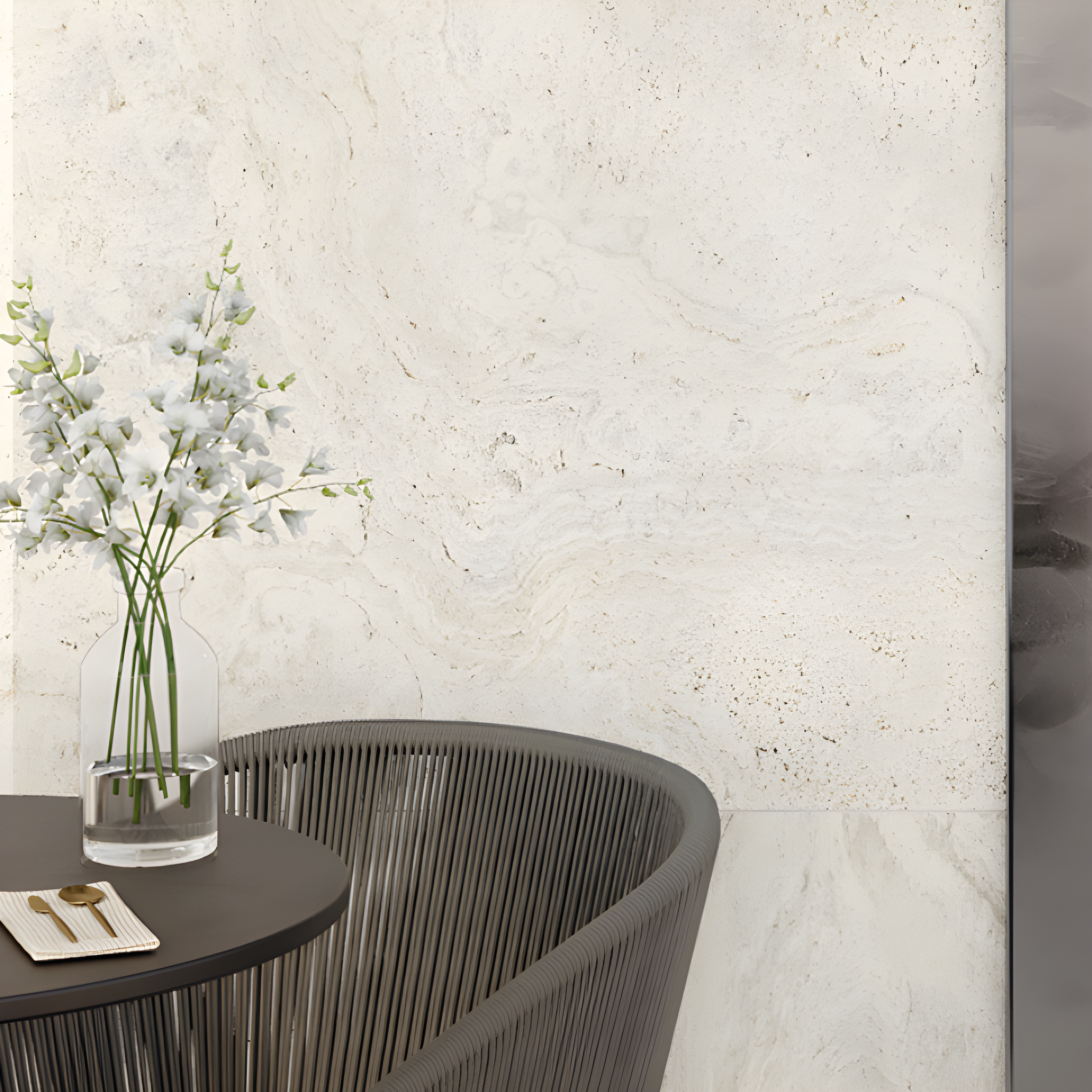 Unique Travertine Minimal Silver 60x120