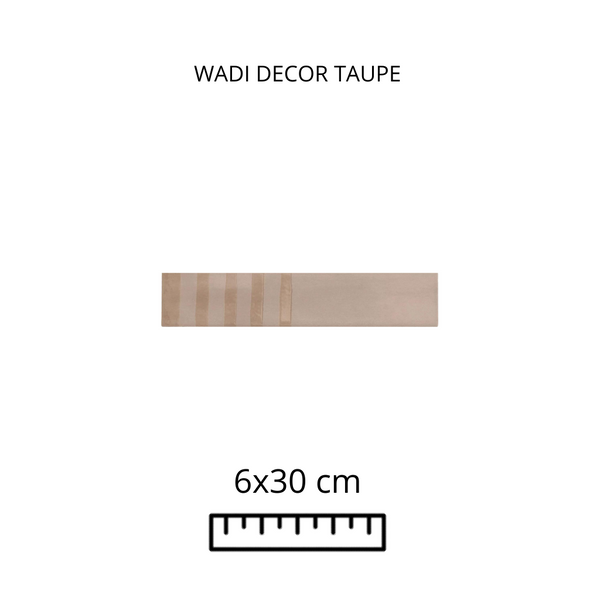 WADI DECOR TAUPE 6X30