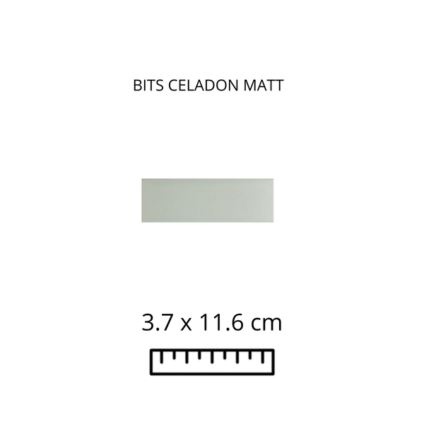 BITS CELADON MATT 3.7X11.6