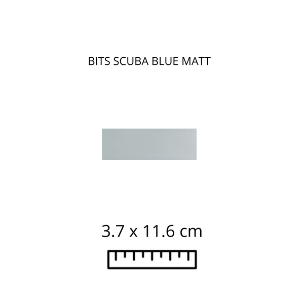 BITS SCUBA BLUE MATT 3.7X11.6