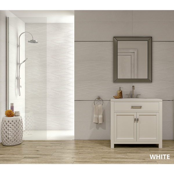 CLICK WHITE RECT 40X120