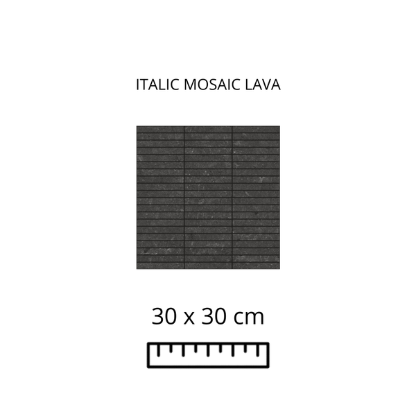 ITALIC MOSAIC LAVA 30X30