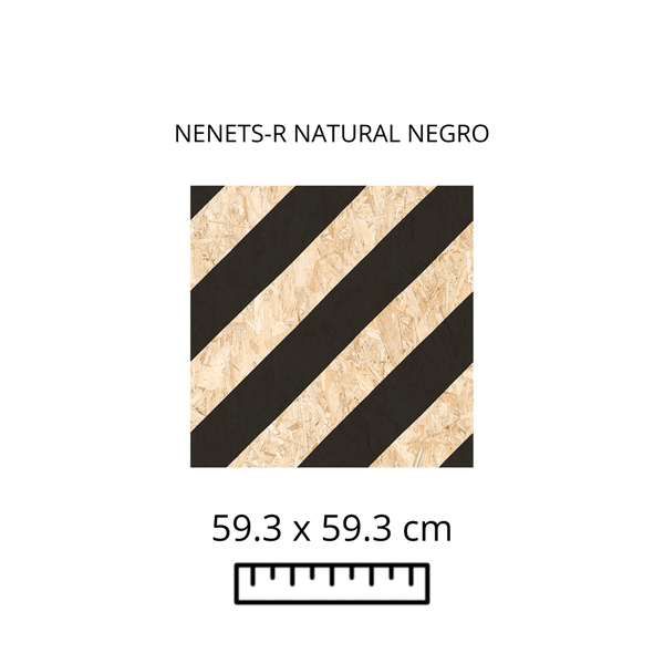 NENETS-R NATURAL NEGRO 59.3X59.3