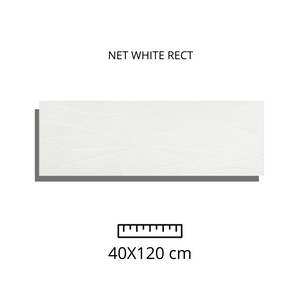 CLICK WHITE RECT 40X120