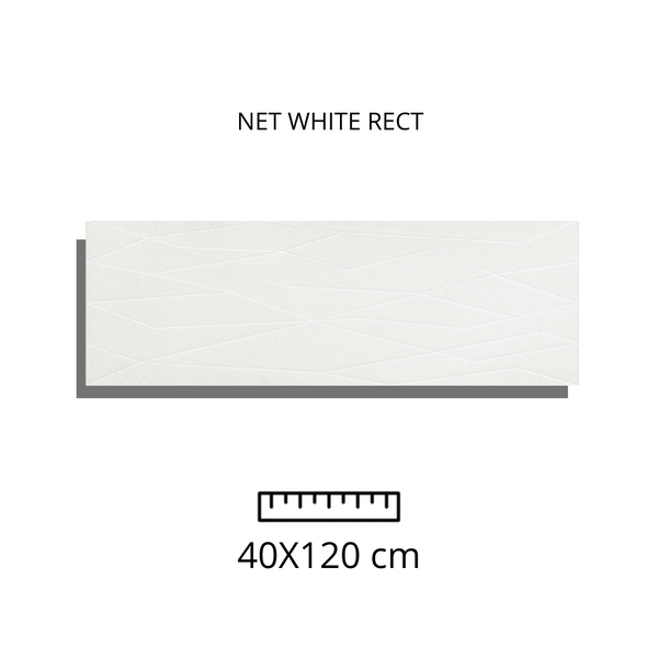 CLICK WHITE RECT 40X120
