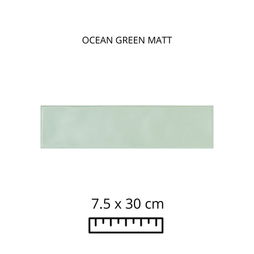 OCEAN GREEN MATT 7.5X30