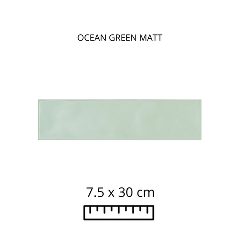OCEAN GREEN MATT 7.5X30