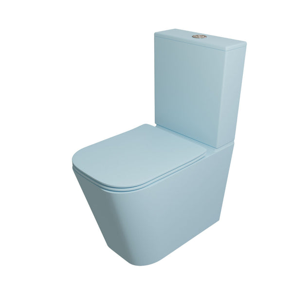 Serene Blue Matt Toilet