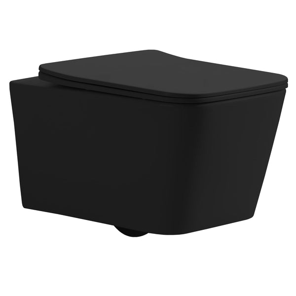 Florence Wall-hung Toilet Matt Black