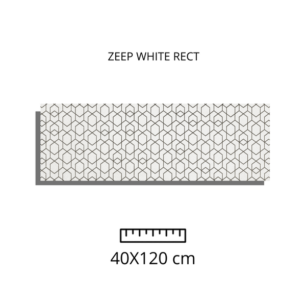 CLICK WHITE RECT 40X120