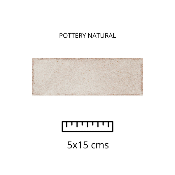 Pottery Natural 5X15