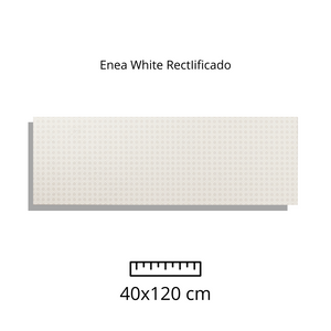 Enea / Flow White Rect. 33.3X100