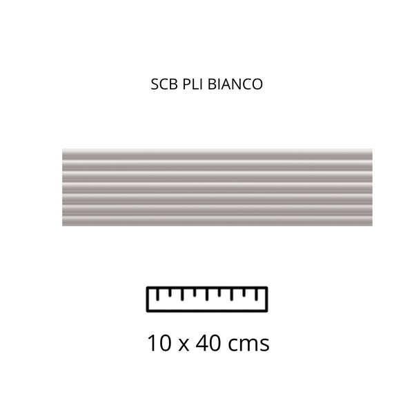 SCB Pli Bianco 10X40