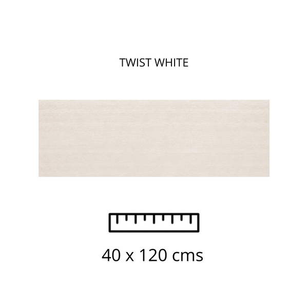 Twist White 40X120