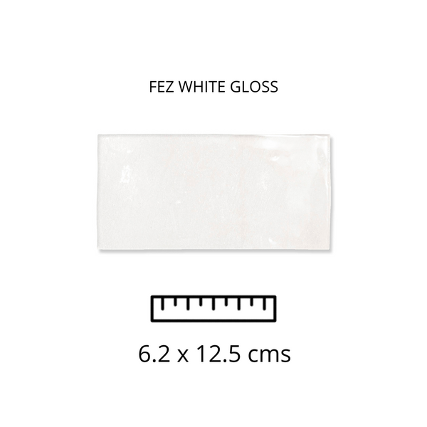 Fez White 6.2X12.5