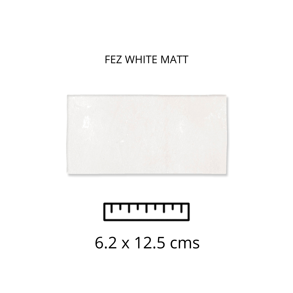 Fez White 6.2X12.5