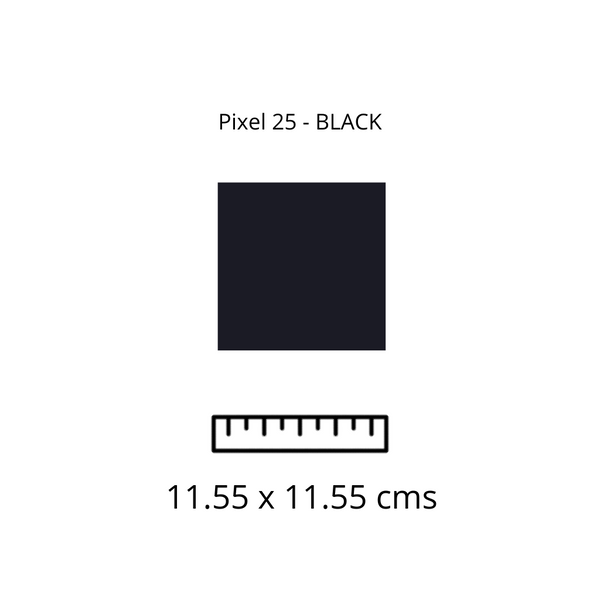 Pixel 25 - Black 11.5 X 11.5