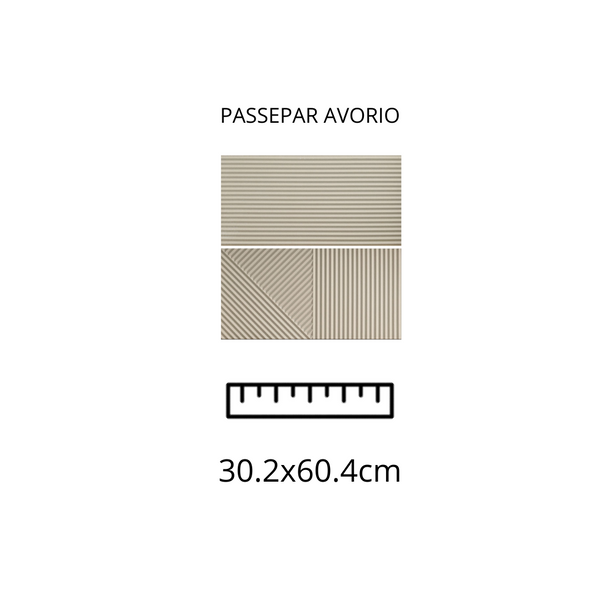 Passepar Avorio 30.2X60.4