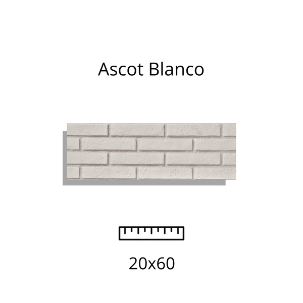 Ascot Blanco 20x60