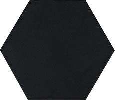 Hexagonal Flat Black 19.8X22.8