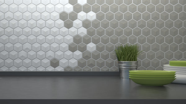 3D Hexagon Mosaic 