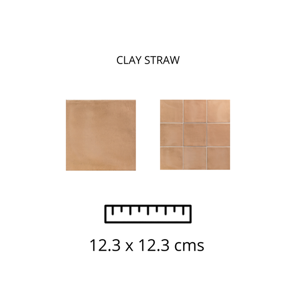 Clay Straw 12.3x12.3