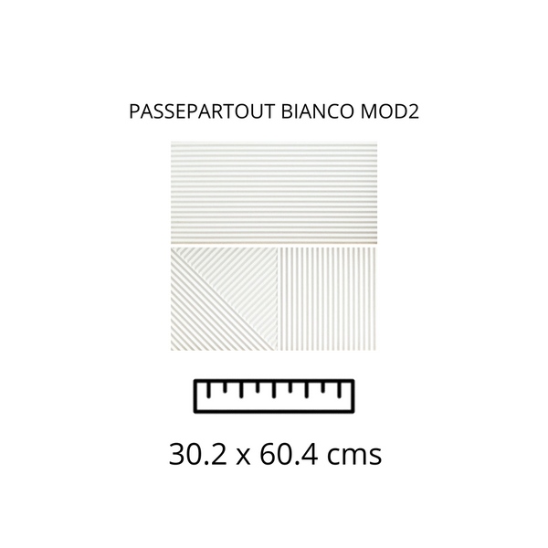 Passepar Bianco 30.2X60.4