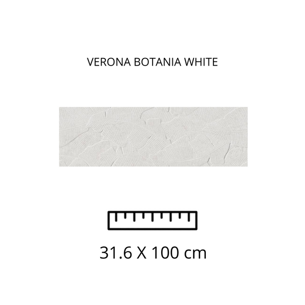 Botania White 31.6x100