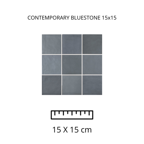 Contemporary Bluestone 15X15