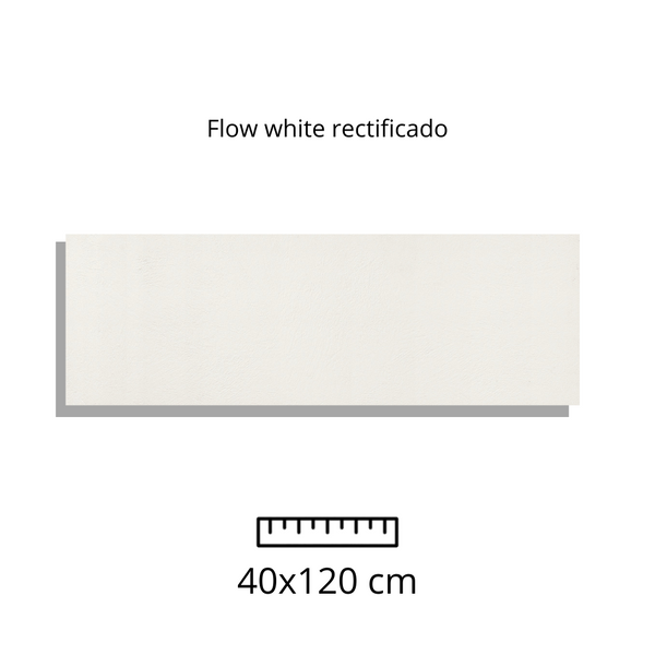 Enea / Flow White Rect. 33.3X100 