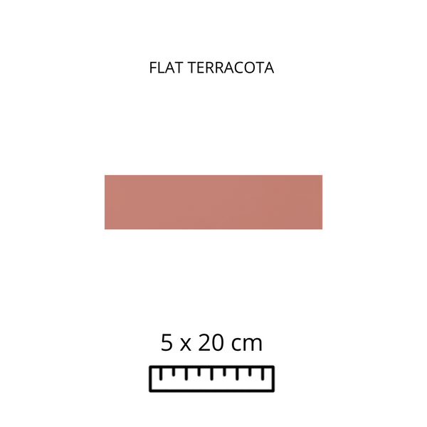 Flat Terracotta 5x20