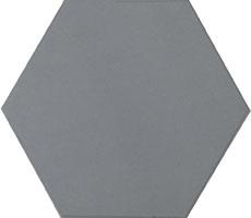 Hexagonal Flat Grey 19.8X22.8