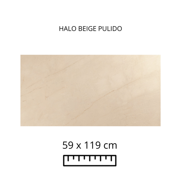 HALO BEIGE PULIDO 59X119