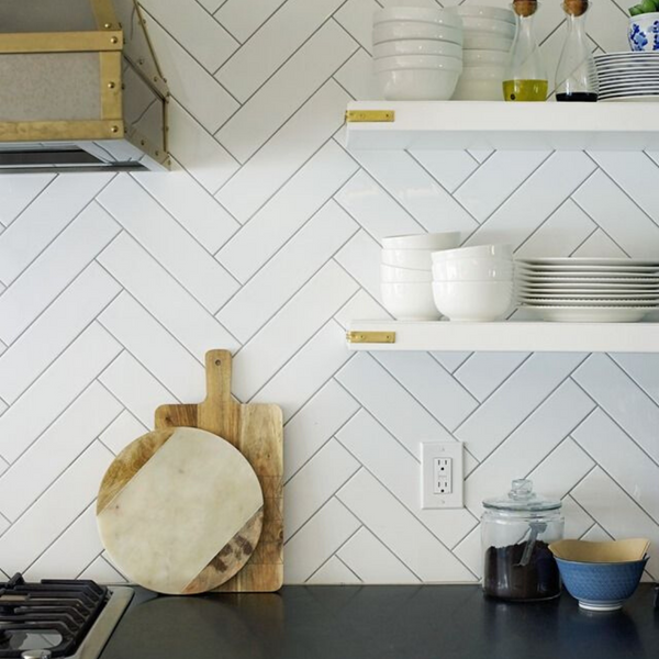 SUBWAY TILE / LISO XL ICE WHITE 7.5x30