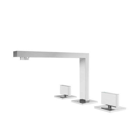 Three-Piece Domo Single-Lever Basin Mixer