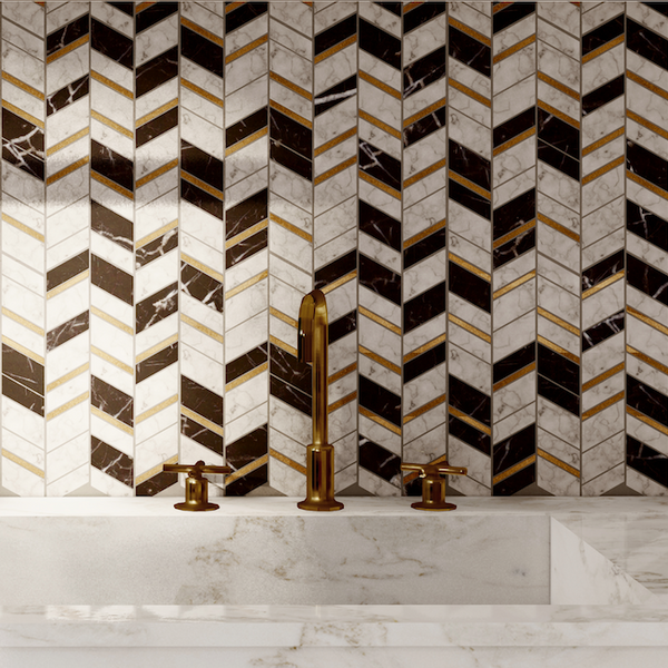 Mosaic Suite Nero Gold 