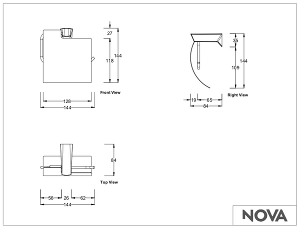 DIAMOND TOILET ROLL HOLDER WITH LID