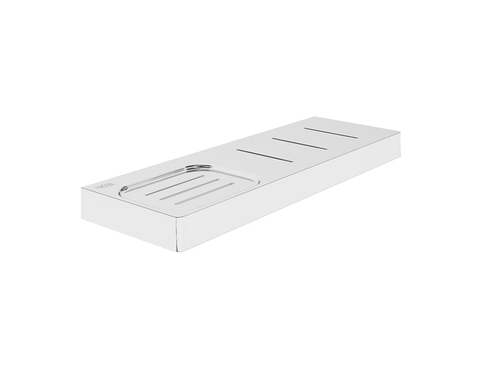 BARCELONA L SHELF WITH SOAP DISH